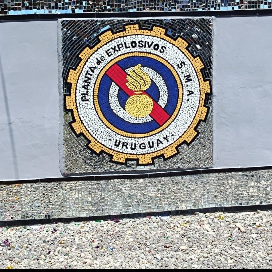 Detalle del isologo de la PESMA en mosaico